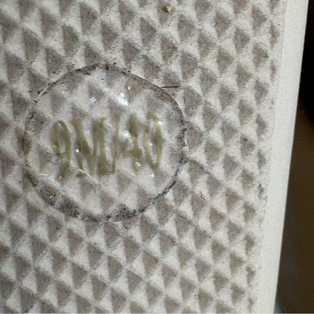 Vince Camuto Cresila Leather Light Platform Sandal Ivory Size 9 - Picture 8 of 12